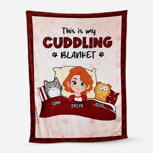 5072BUS1 personalized cat gifts for humans this is my cuddling blanket_ 5072B3YAD