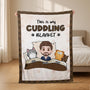 5072BUS2 personalized cat gifts for humans this is my cuddling blanket_ 5072B3YAD