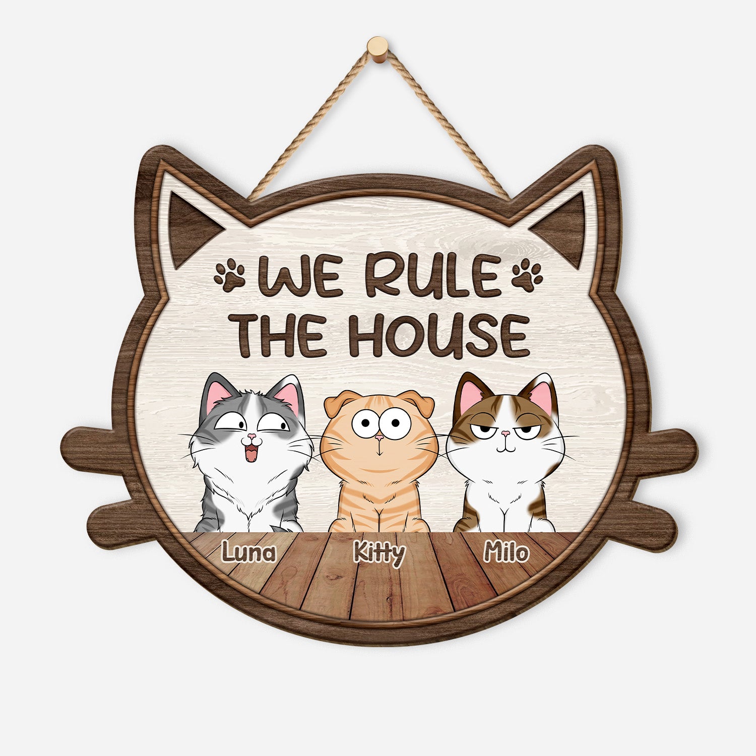 5094QUS1 custom wood signs funny gifts for cat lovers 5094Q8ITD