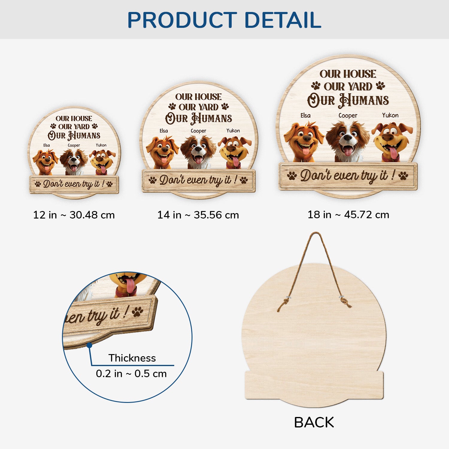 5097QUS3 custom gifts for dog owners funny wood signs_ for home 5097Q8TTC
