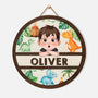 5098QUS1 personalized dinosaur gifts for kids wooden name signs_ 5098QKLAK
