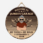 5099QUS1 personalized gag gifts for men funny garage signs_ wooden 5099QKLMB