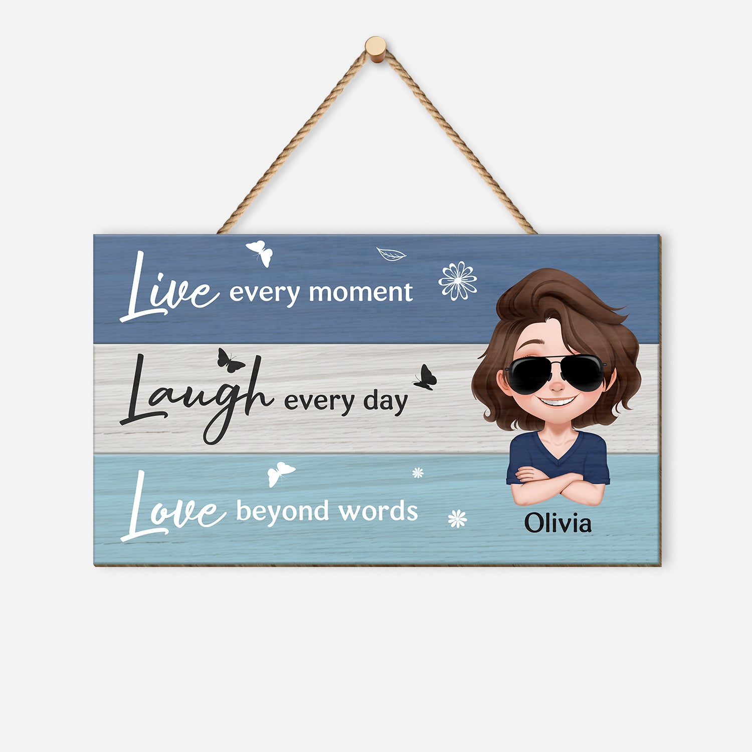 5100QUS1 personalized wood signs gifts for her live laugh love sign_ 5100Q8YNA