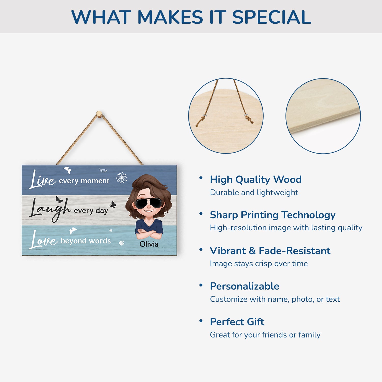 5100QUS4 personalized wood signs gifts for her live laugh love sign_ 5100Q8YNA