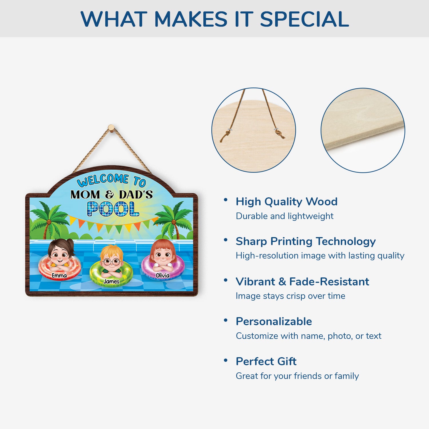 5102QUS4 personalized gifts for grandparents fun pool wood signs 5102Q8MTI