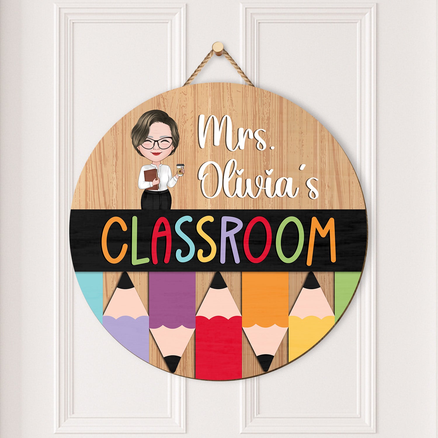 Personalized Teacher Gifts - Classroom Wooden Signs - Personal Chic