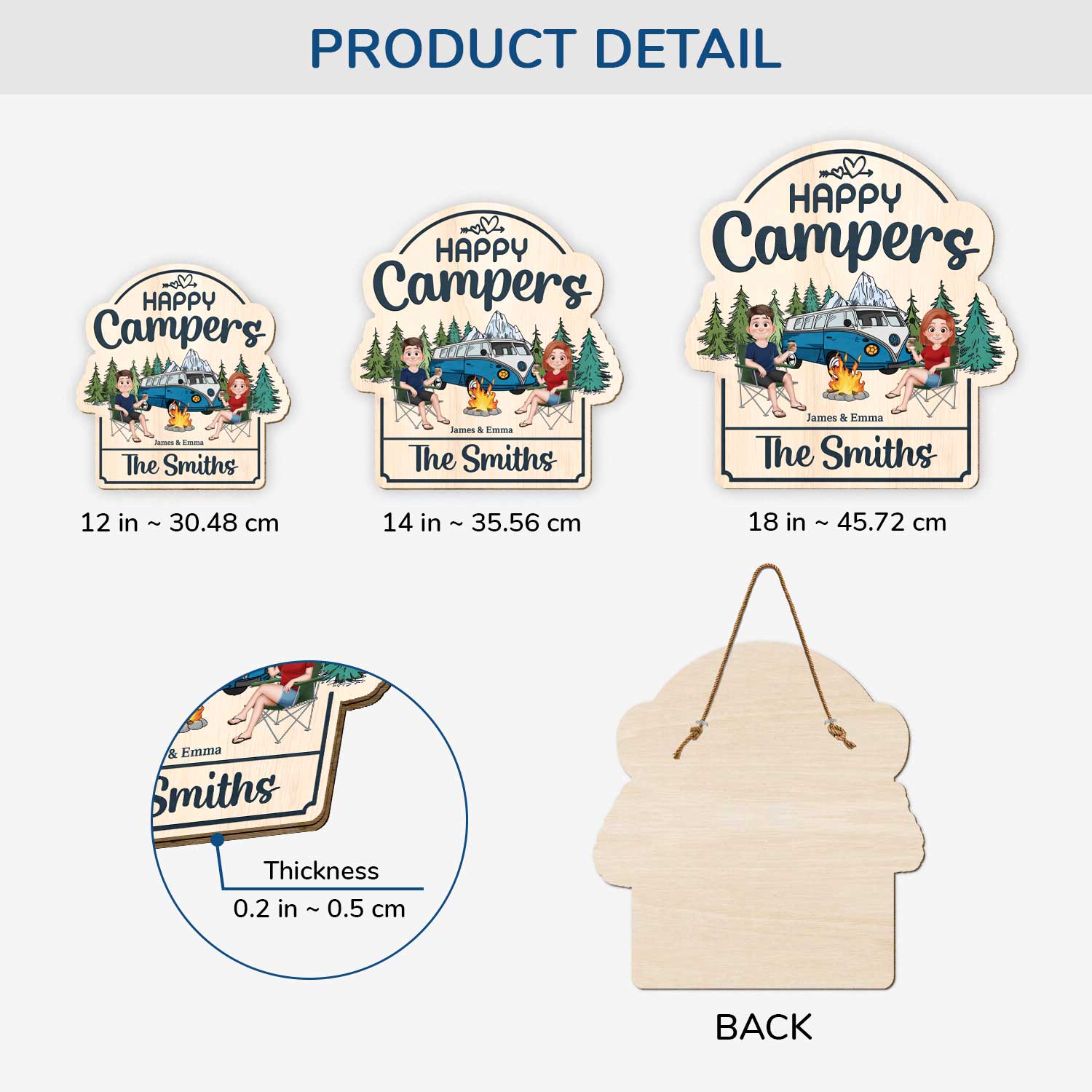 5106QUS3 personalized gifts for couples wooden camping signs_ 5106QTKAG