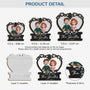 5110OUS3 personalized 2 layered wooden ornaments christmas gifts for couples  5110O6V5G