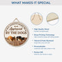 5125QUS4 custom wood dog signs_ all guests must be approved by the dog_ 5125Q3GNC