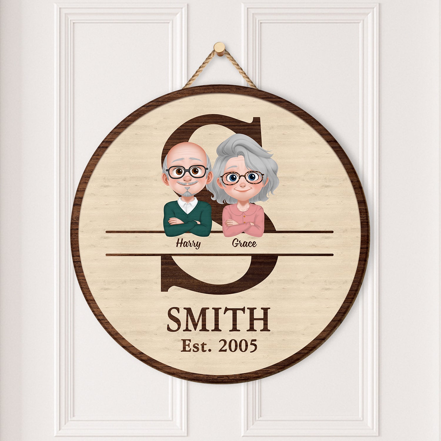 Personalized Family Gifts - Wooden Family Name Signs - Personal Chic
