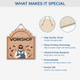 5129QUS4 customized gifts for dad funny dads workshop signs_ wooden 5129QTMTB