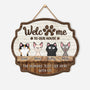 5135QUS1 custom cat gifts for humans wooden welcome signs for homes_ 5135QKYND