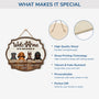5135QUS4 custom gifts for dog lovers wooden welcome signs for homes_ 5135QKYNC