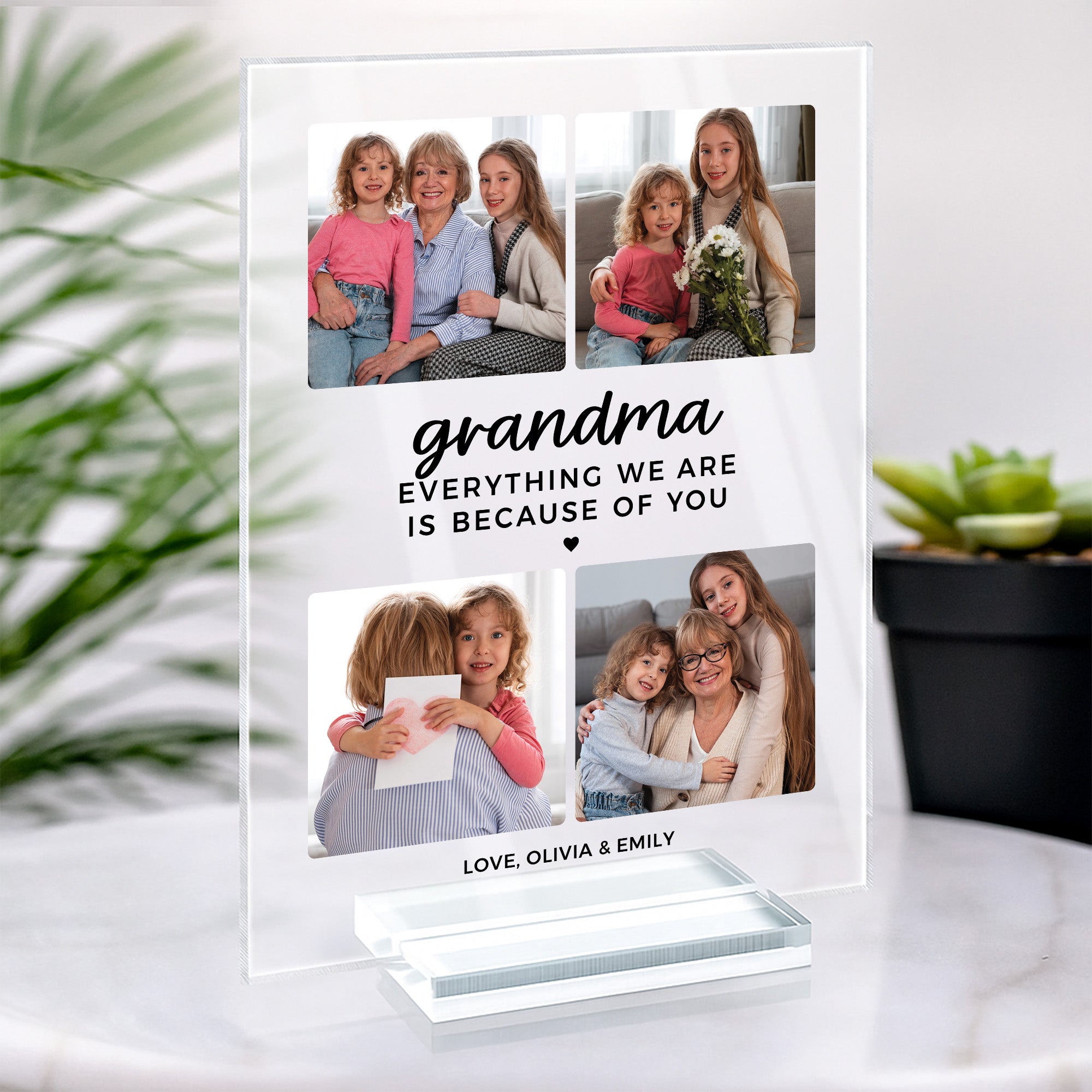 5137RUS2 custom photo acrylic plaque_ sentimental gifts for mothers 5137RKUMA