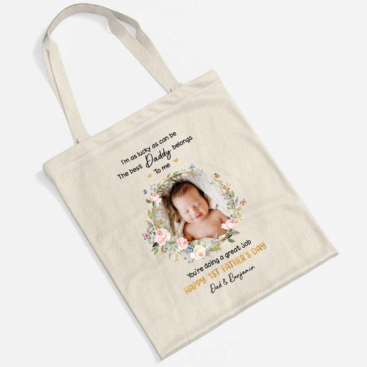 5139BUS1 happy 1st mothers day tote bag with photo custom gifts for mom 5139b8vaa_1