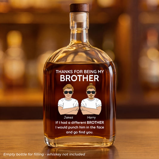 5145AUS1 personalized whiskey bottle funny gifts for brothersister 5145aisv0b_1