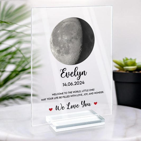 5146RUS2 personalized acrylic plaque_ welcome to the world little one_ 5146R8QAK