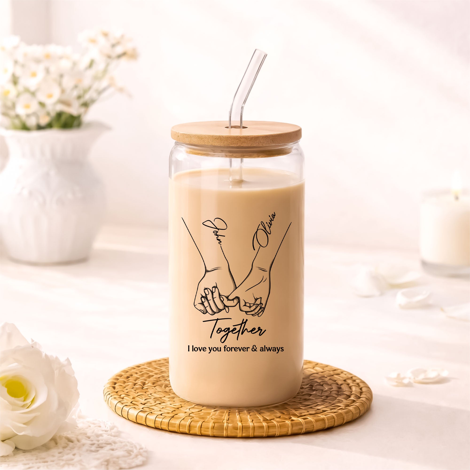 5150AUS1 from our first kiss to our last breath_ glass cup custom couple gifts 5150attvng_1