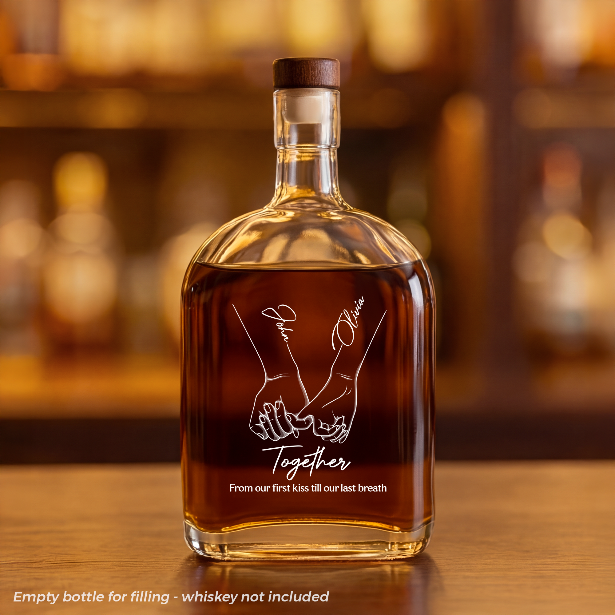 5150AUS1 personalized whiskey bottles unique romantic gifts for couples 5150aitfg