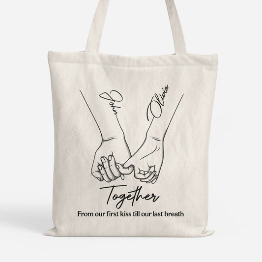 5150BUS1 from our first kiss to our last breath_ tote bag custom couple gifts 5150btfng_bd441718 5721 4192 ba2b 44fbdc613816