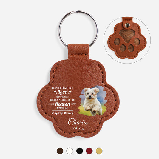 5154AUS1 personalized pet fur keychain pet memorial gifts with photo 5154ajtpnc