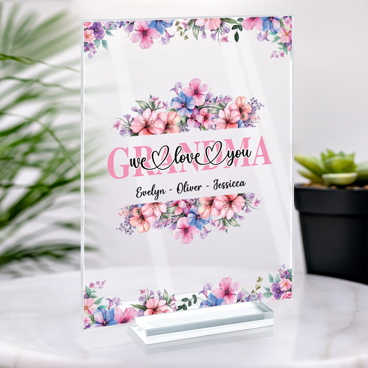 5156RUS2 personalized mom gifts mom we love you acrylic plaque 5156RKUAA