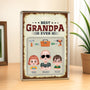 5157RUS2 personalized rectangle acrylic plaque_ best dad ever gifts 5157R3QMB
