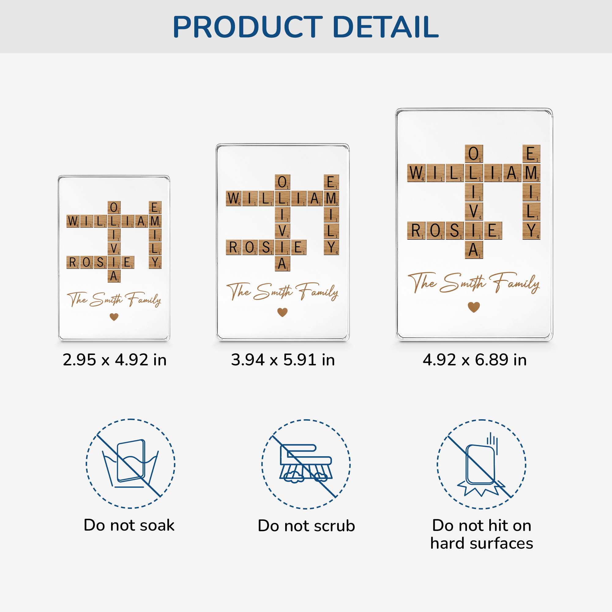 5170RUS3 personalized family acrylic plaque gift for the whole family 5170RTH5I