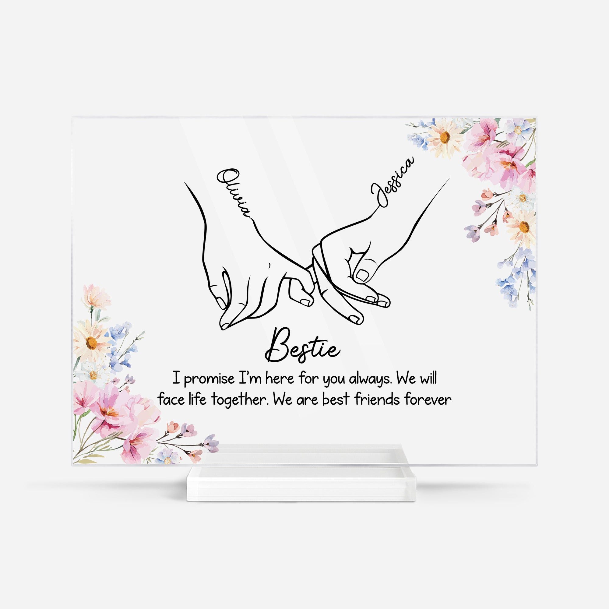 5177RUS1 custom acrylic plaques sentimental gifts for bestie sister 5177R6LQA