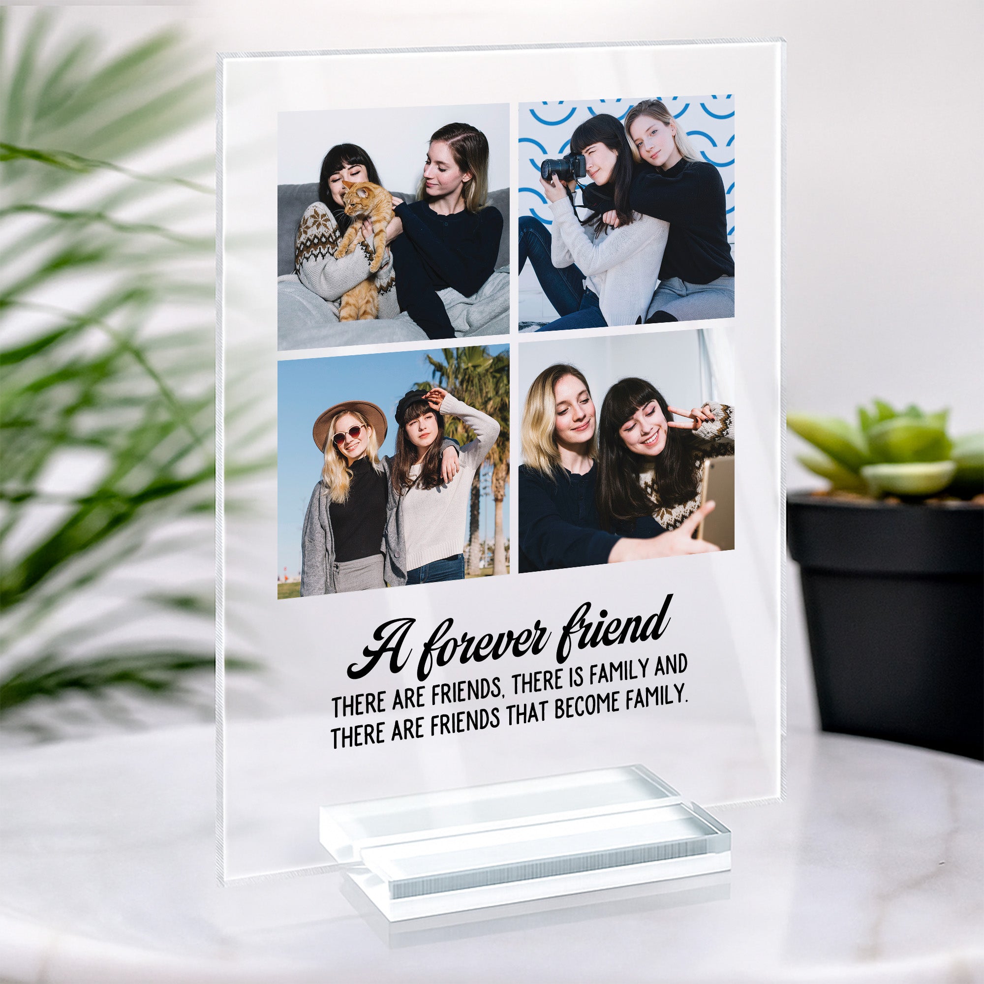 5180RUS2 personalized acrylic plaque photo gifts for best friend 5180R