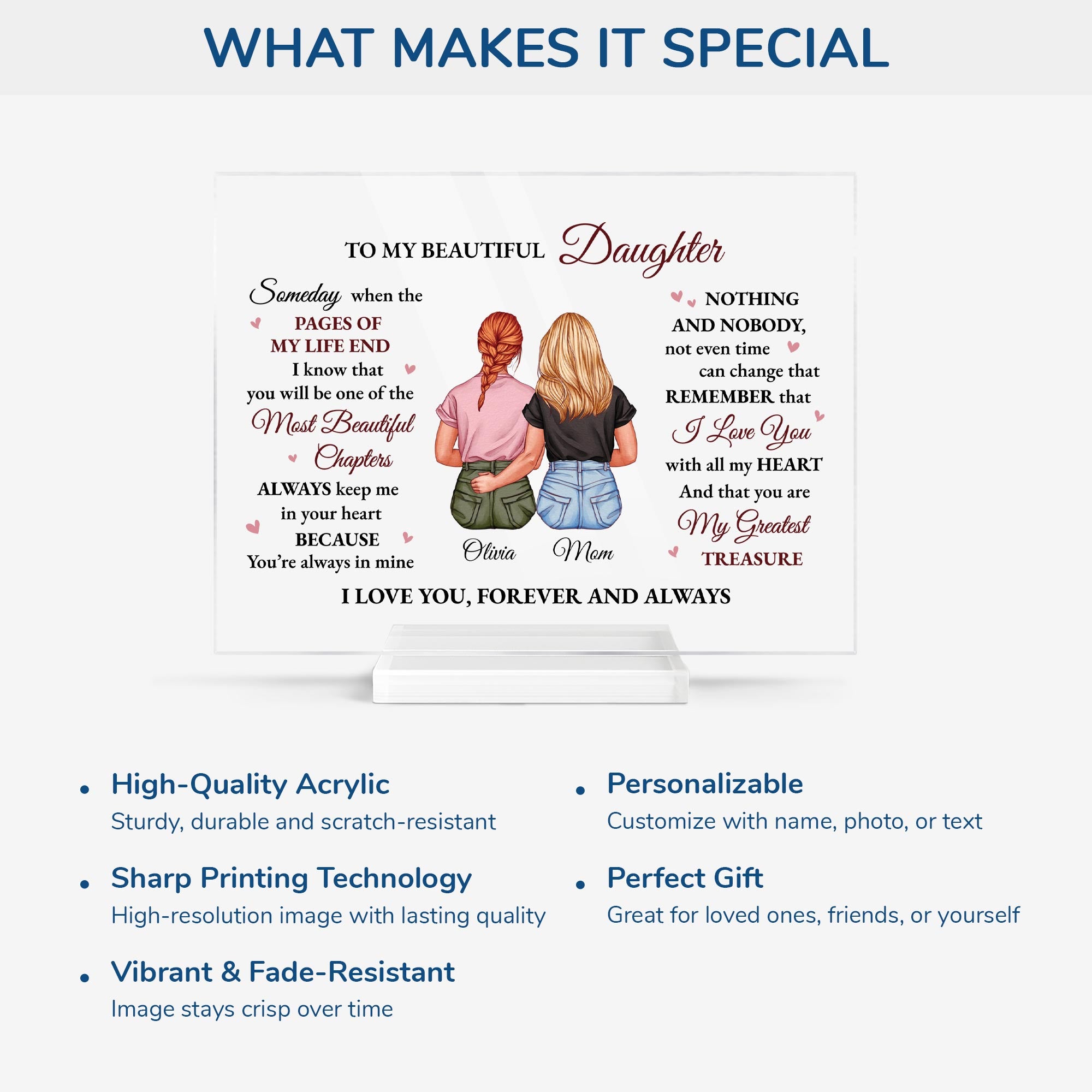 5182RUS5 custom acrylic plaque sentimental gifts for daughter from mom_ 5182R6ZAA