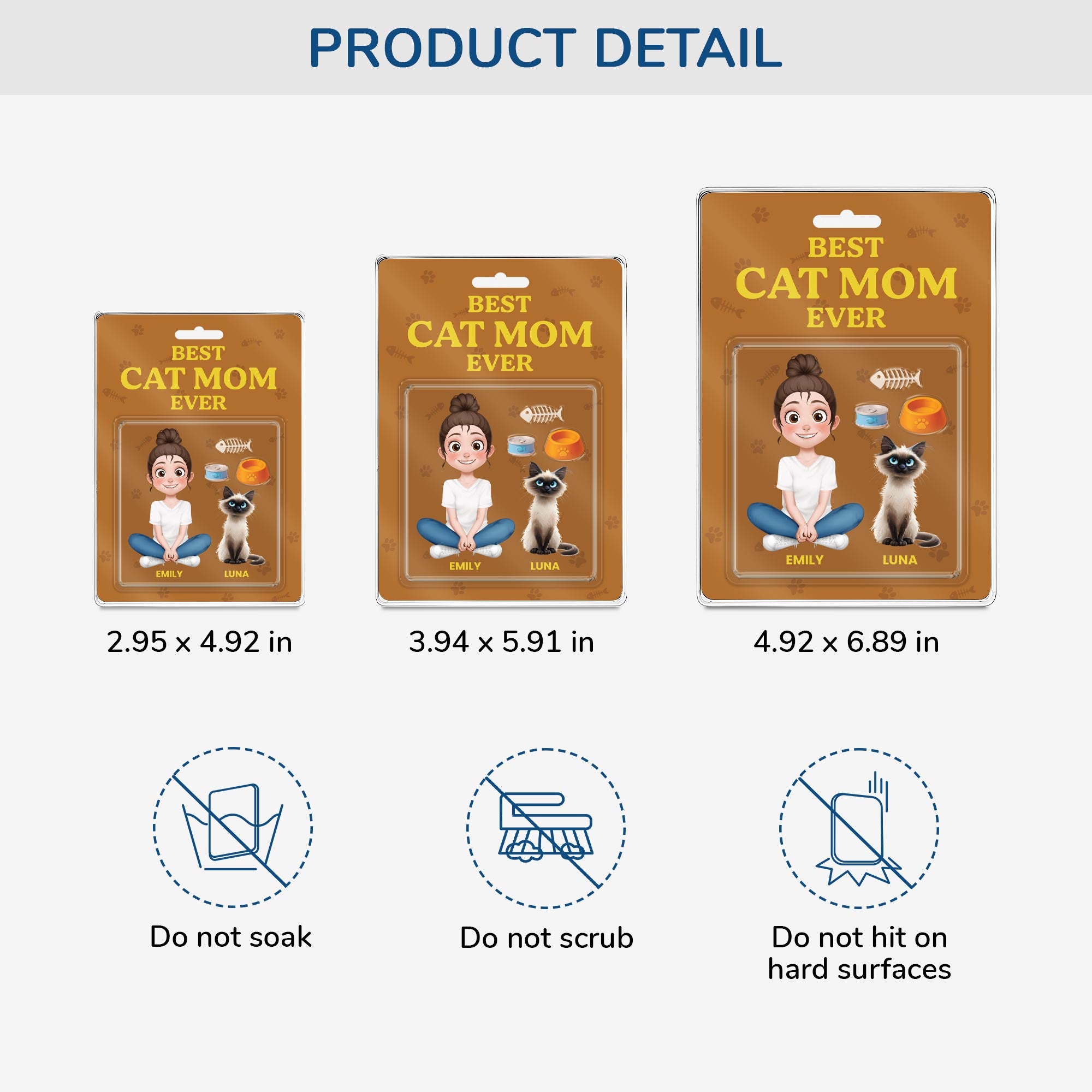 5183RUS3 personalized acrylic plaques unique gifts for cat dads 5183R6YAD