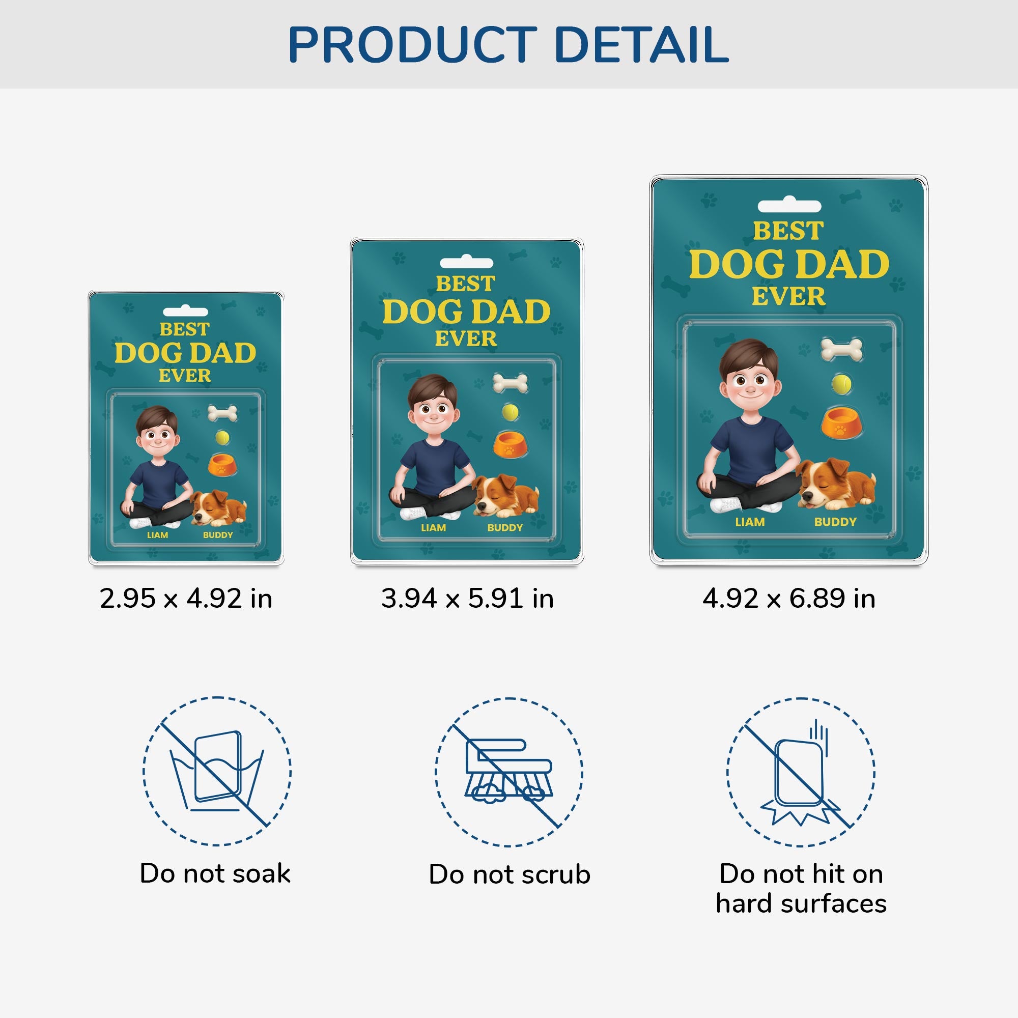 5183RUS3 personalized acrylic plaques unique gifts for dog dads 5183R6YAC