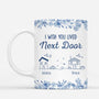 5191MUS1 personalized gift for friend i wish you lived next door mug 5191M3YAF