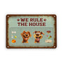 5199EUS1 custom gifts for dog owners we rule the house metal signs 5199E8YAC