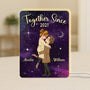 5205LUS1 personalized couple gifts together since light box 5205L8MTG