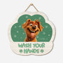 5214QUS1 custom gifts for dog lovers wash your paws wood signs  5214QK6NC