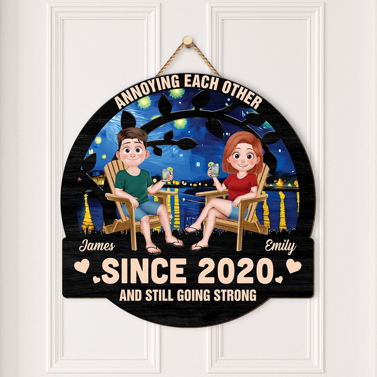 5216QUS2 personalized wooden signs funny anniversary gifts for couples 5216Q3MMG