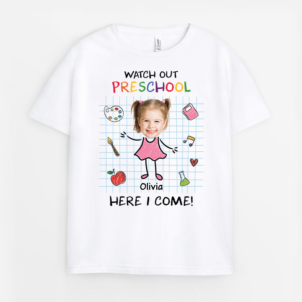 5218AUS1 personalized face shirts for kids_ first day of school gifts 5218A36TK