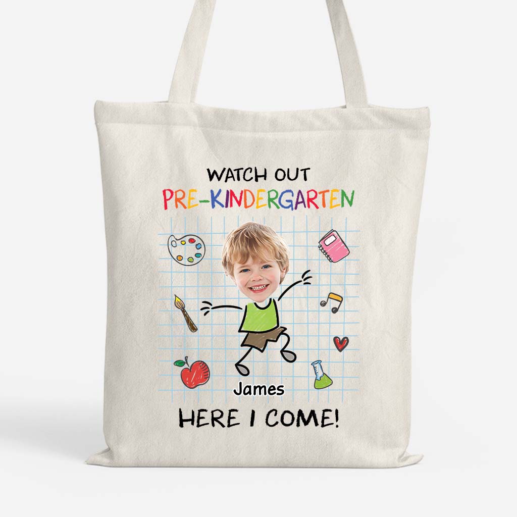 5218BUS1 personalized tote bags first day of school gifts for kids 5218B3LTK