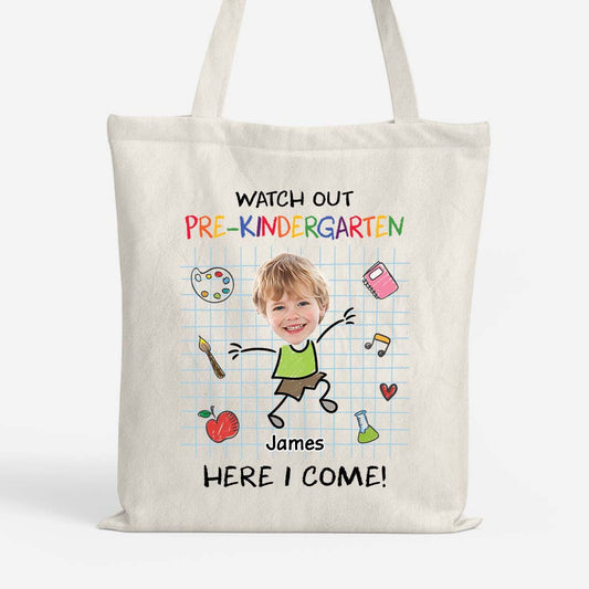 5218BUS1 personalized tote bags first day of school gifts for kids 5218B3LTK
