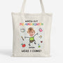 5218BUS1 personalized tote bags first day of school gifts for kids 5218B3LTK