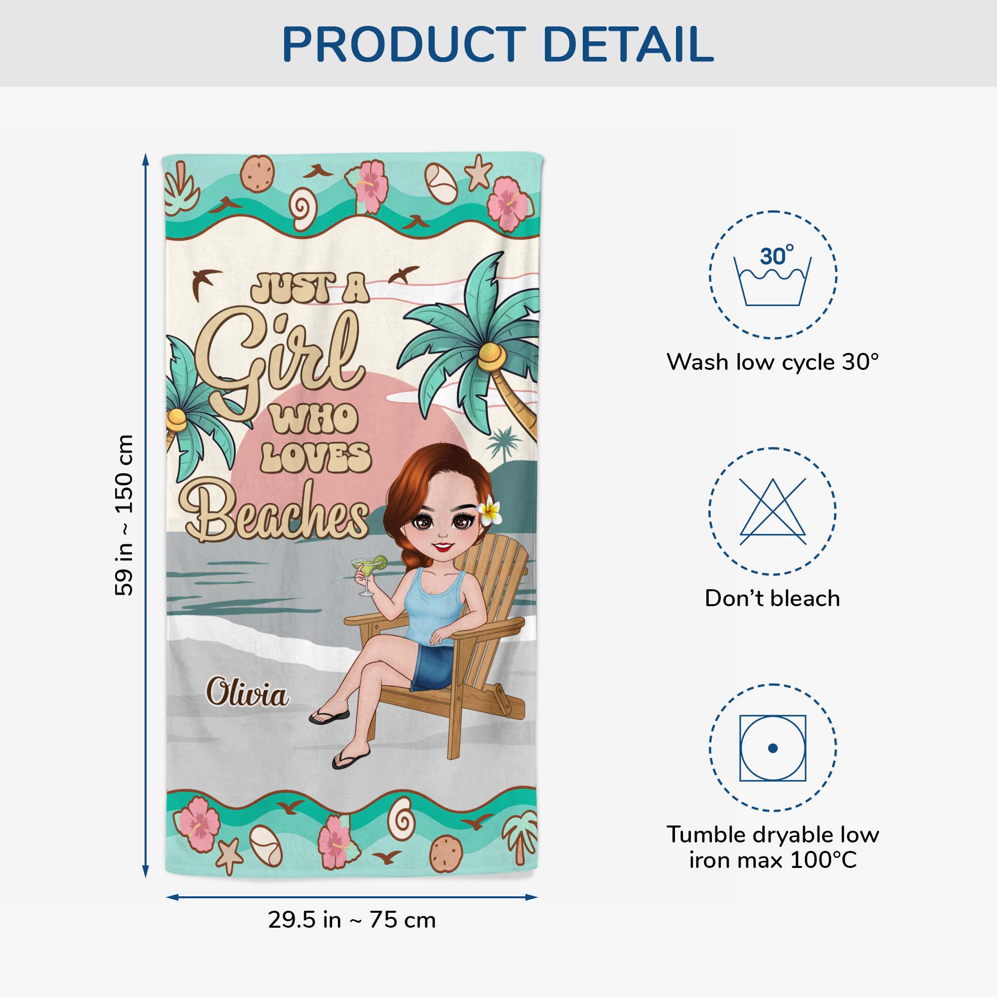 5222BUS3 personalized beach towels unique gifts for beach lovers_ 5222BTKTA