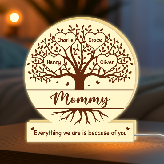 5234LUS2 personalized family tree gifts_ light boxes with names 5234LTHTA