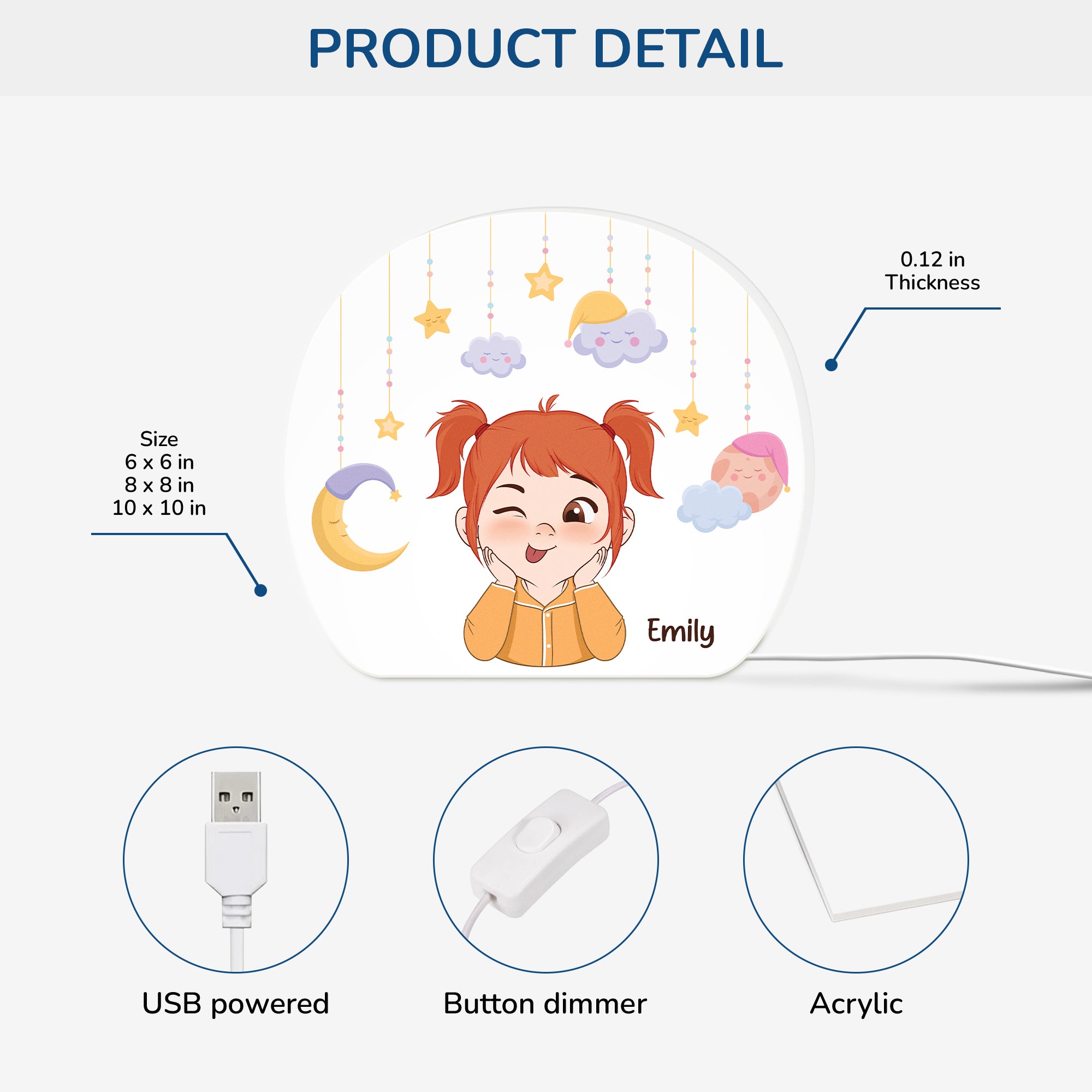 5236LUS3 personalized light boxes with names cute gifts for kids 5236L8TNK