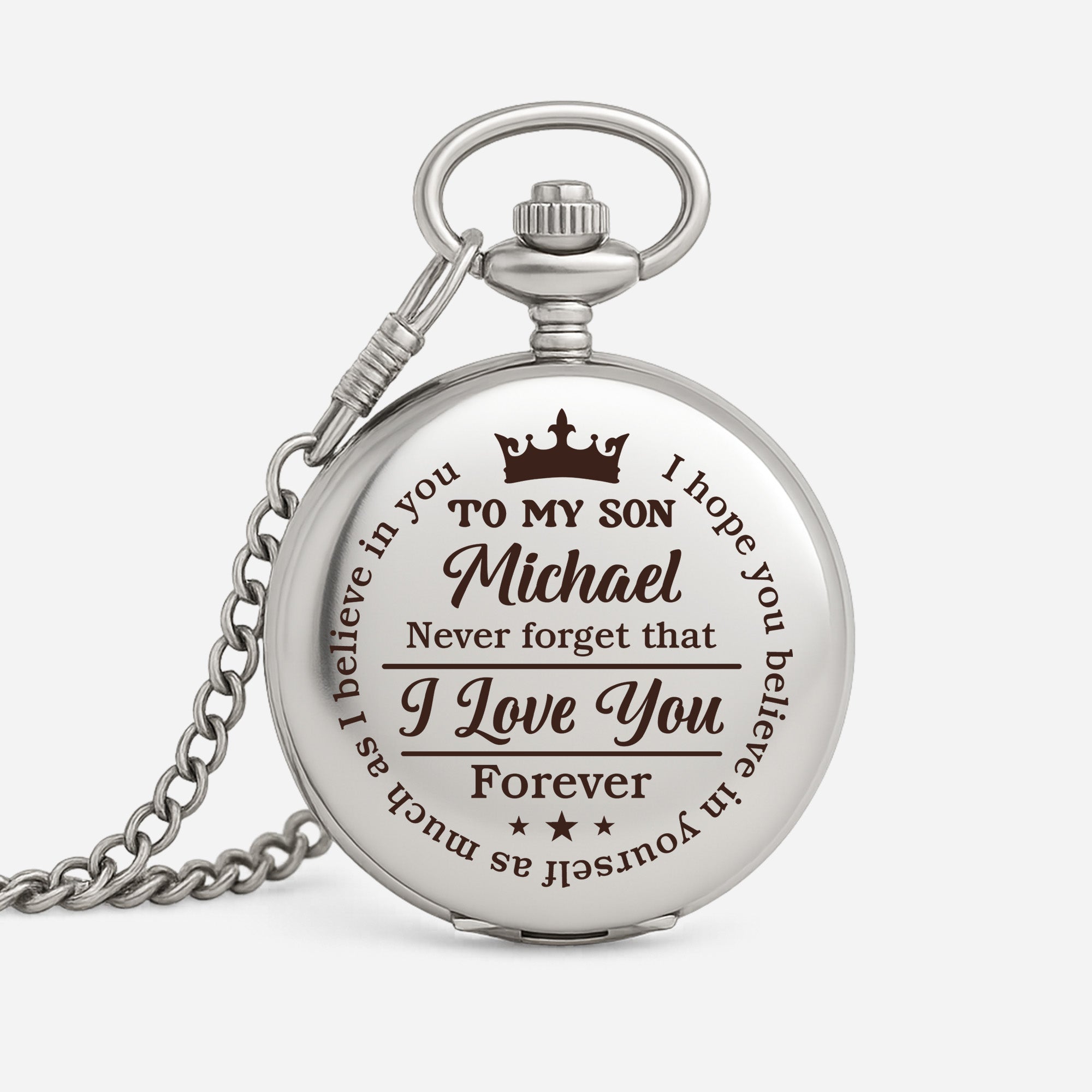 Personalized Gifts for Son - To My Son Pocket Watch - Personal Chic