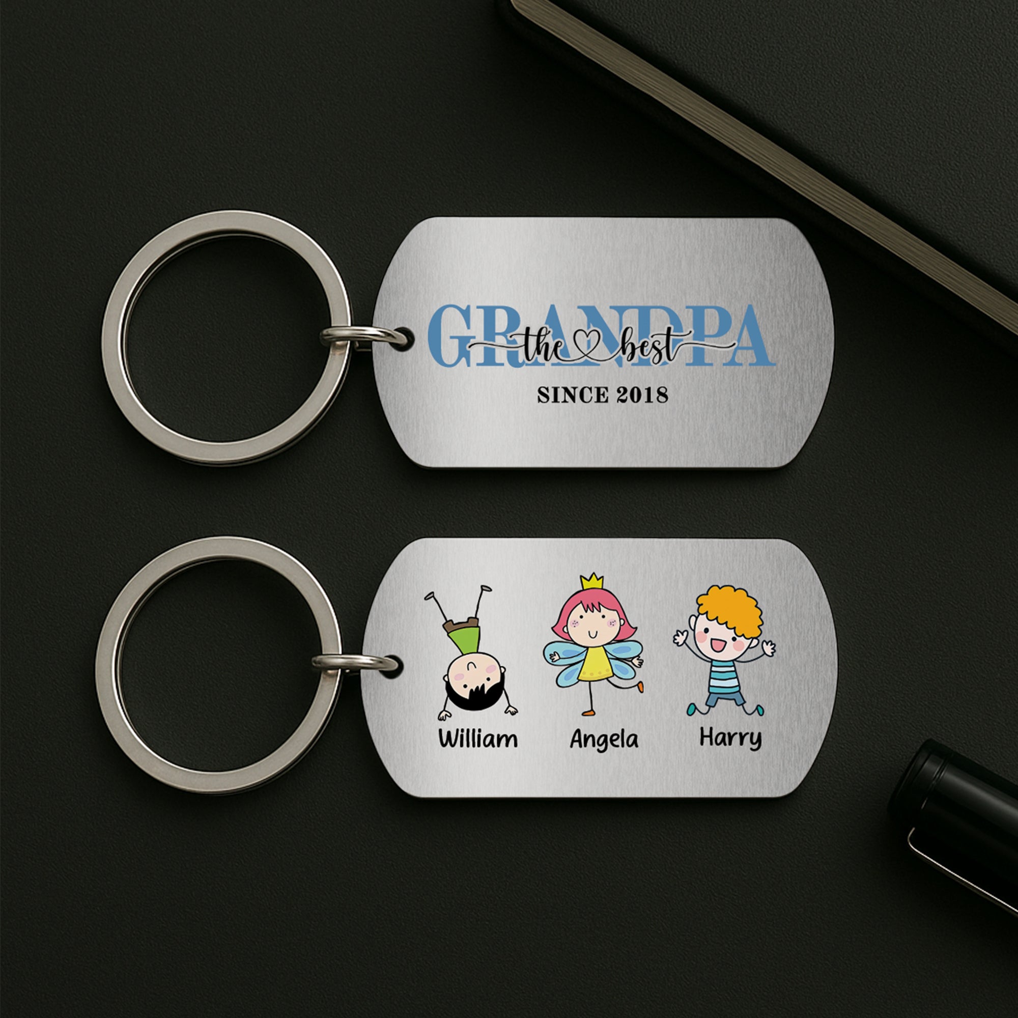 5239JUS2 personalized gifts for mom the best mom metal keychain 5239J6LNA