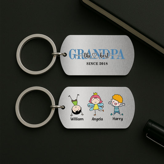 5239JUS2 personalized gifts for mom the best mom metal keychain 5239J6LNA