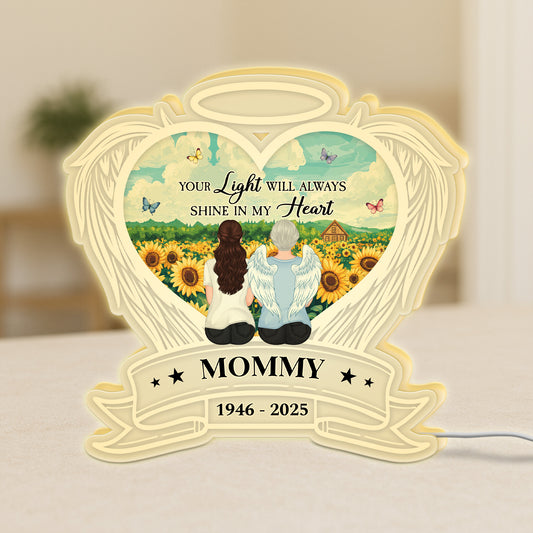 5240LUS1 custom memorial gifts_ your light will always shine_ light box 5240L6LTA
