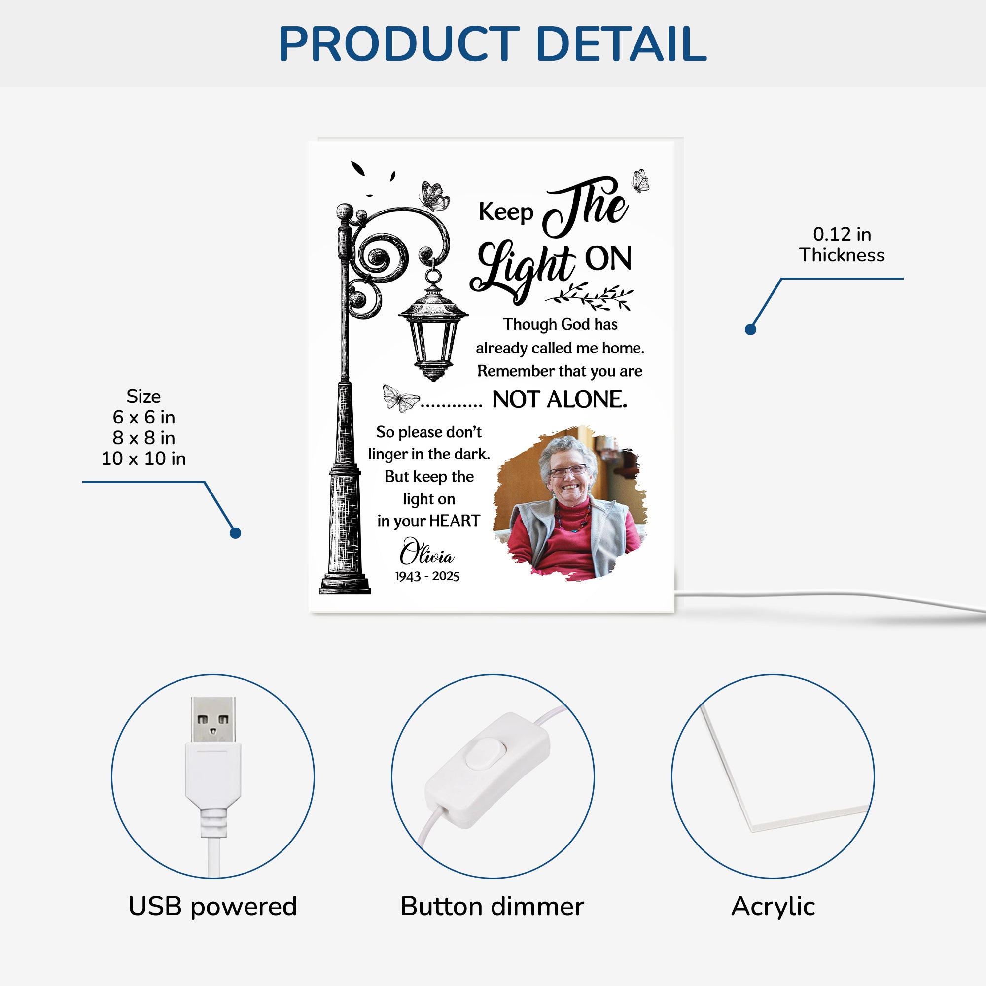 5241LUS3 personalized light boxes memorial gifts_ for loss of mother 5241L6LNA